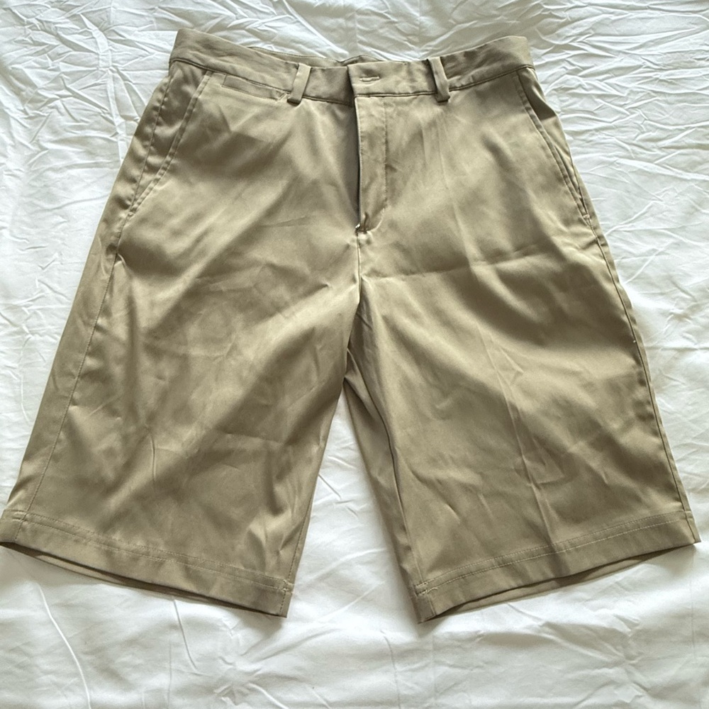 Nike Men's Khaki Flat Front Shorts